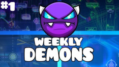Geometry Dash Electronic Demon background